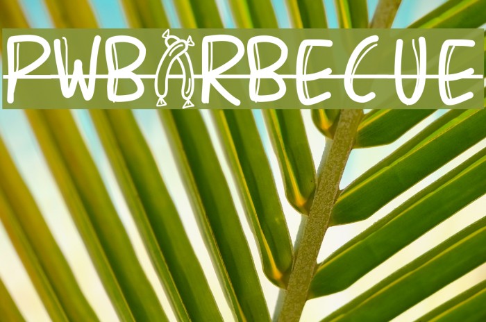 PWBarbecue Font examples