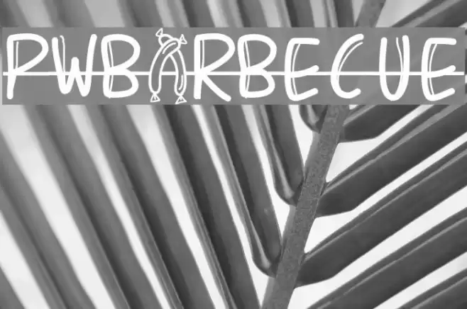 PWBarbecue Font examples