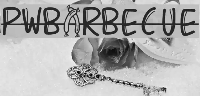 PWBarbecue Font examples