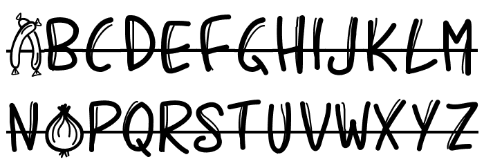 PWBarbecue Font LOWERCASE