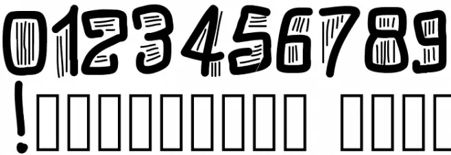 PWBeardfont Font OTHER CHARS