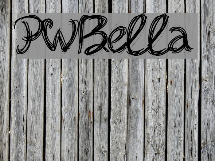 PWBella Font examples