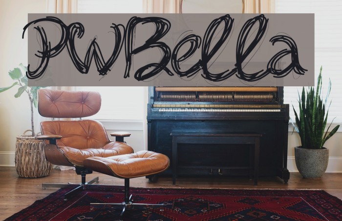 PWBella Font examples