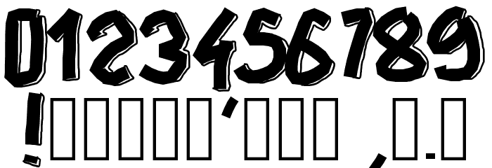 PWBigblocks Font OTHER CHARS