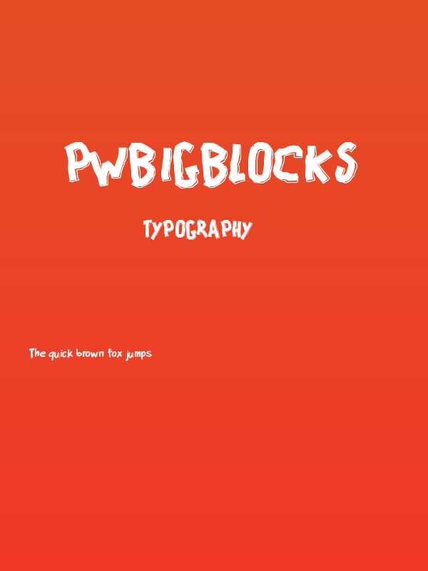 PWBigblocks Poster