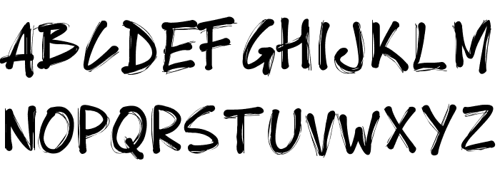 PWBoldToon Font LOWERCASE