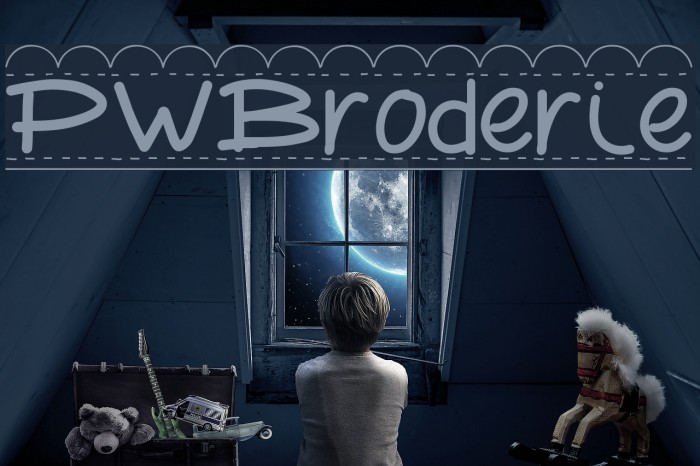 PWBroderie フォント examples