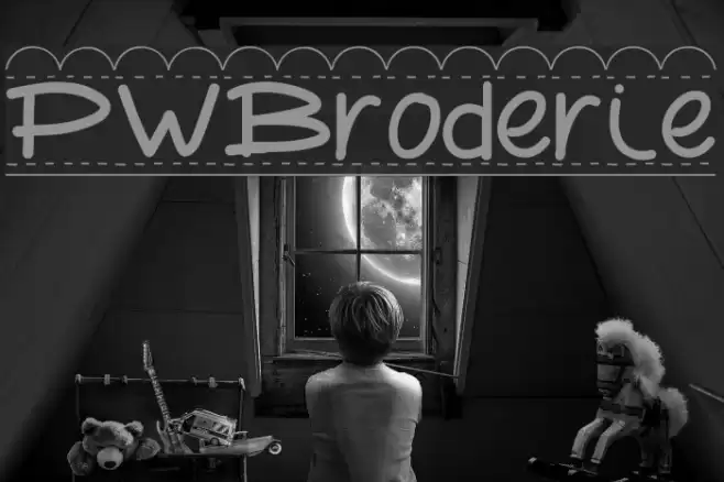 PWBroderie Font examples