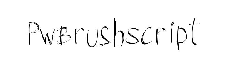 PWBrushScript Font