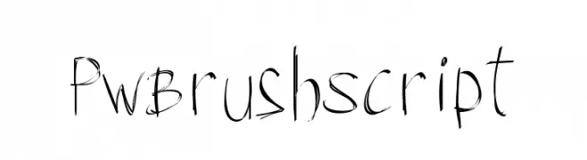 PWBrushScript  font caratteri gratis