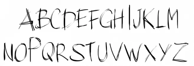 PWBrushScript Fonte MAIÚSCULAS
