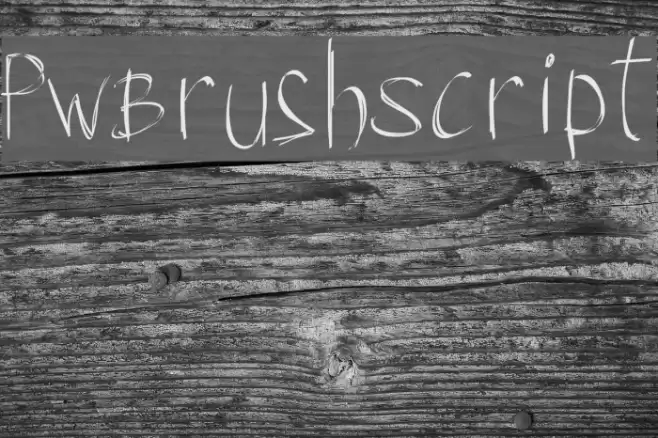 PWBrushScript Font examples