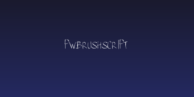 PWBrushScript Social Header