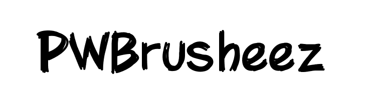 PWBrusheez Font