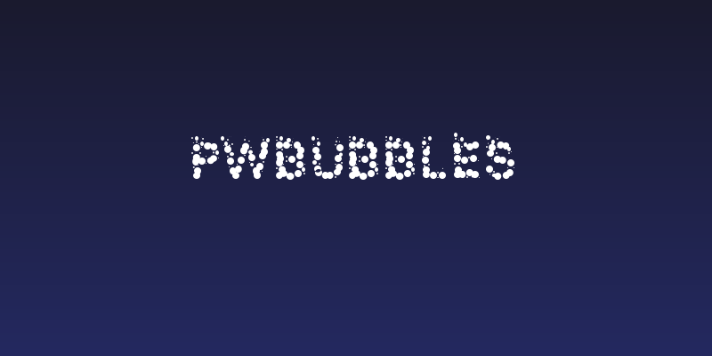 PWBubbles Social Header