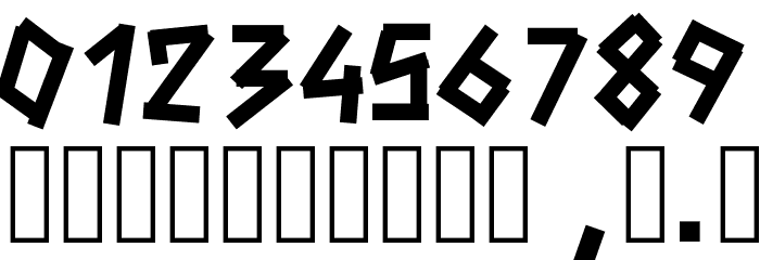 PWCINDERBLOX Font OTHER CHARS