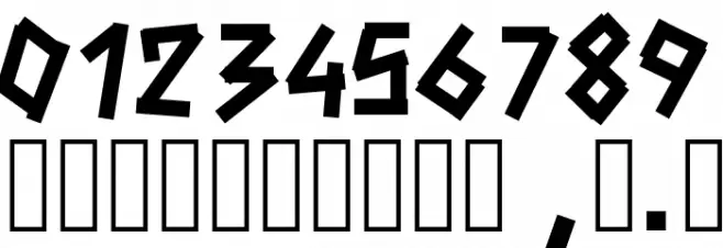 PWCINDERBLOX Font OTHER CHARS