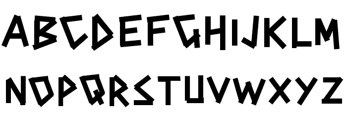 PWCINDERBLOX Font LOWERCASE