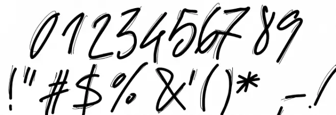 PWCactus Font OTHER CHARS