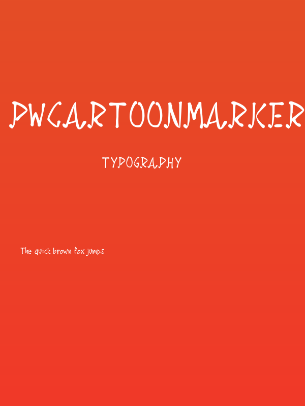 PWCartoonMarker Poster