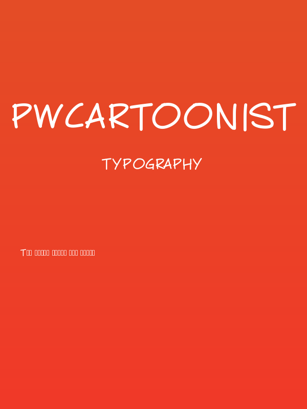 PWCartoonist Poster