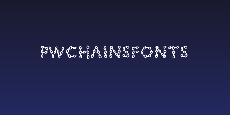 PWChainsfonts Social Header