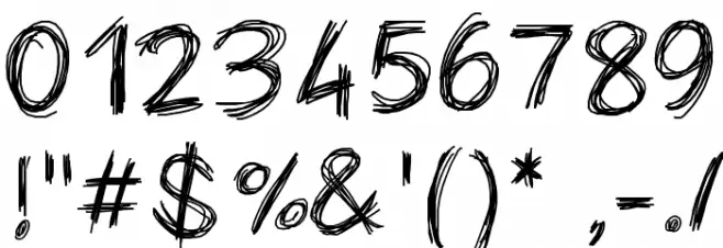 PWChalk Font OTHER CHARS