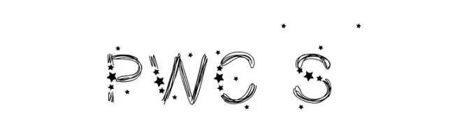 PWChristmasStars  Fuentes Gratis Descargar