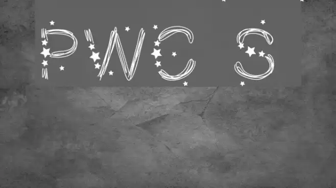 PWChristmasStars Font examples