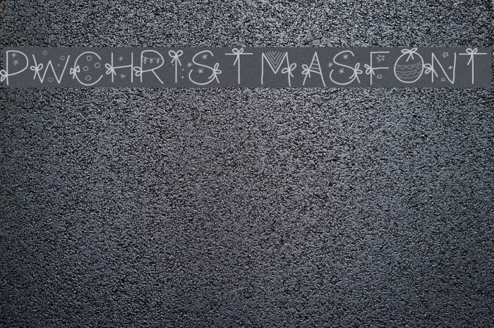 PWChristmasfont Font examples