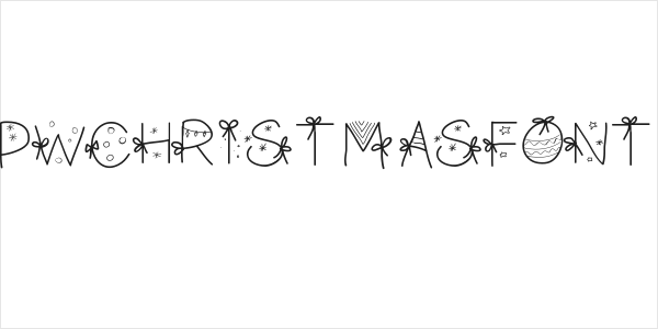 PWChristmasfont Logo