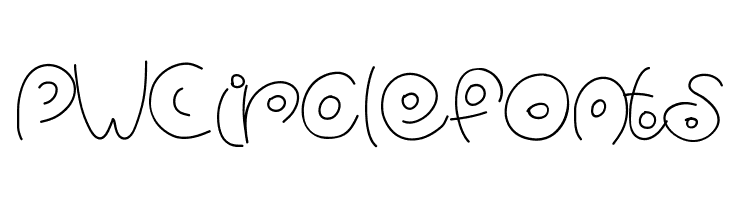 PWCirclefonts  フリーフォントのダウンロード