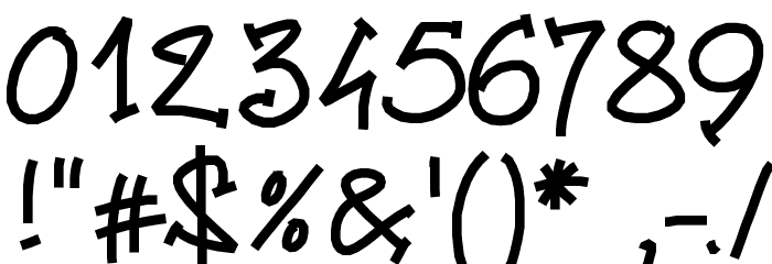 PWComics Font OTHER CHARS