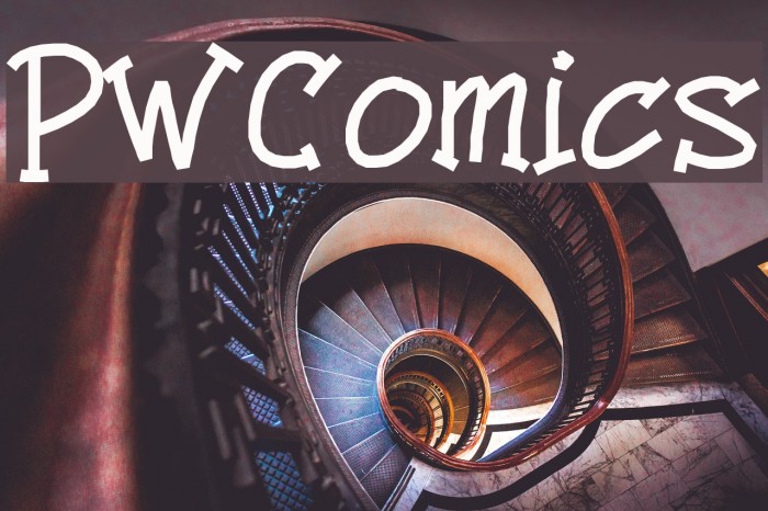 PWComics Font examples