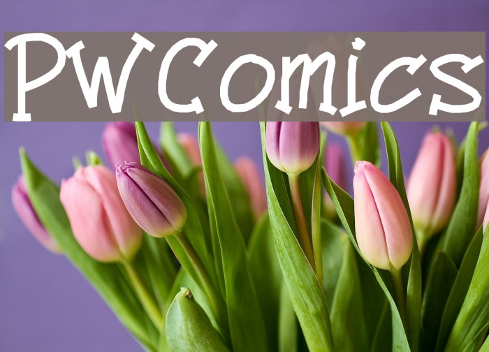 PWComics Font examples