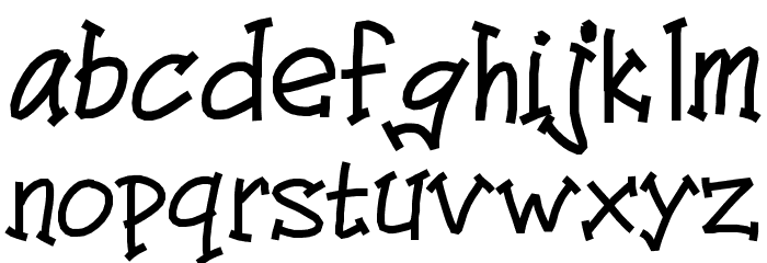PWComics Font LOWERCASE