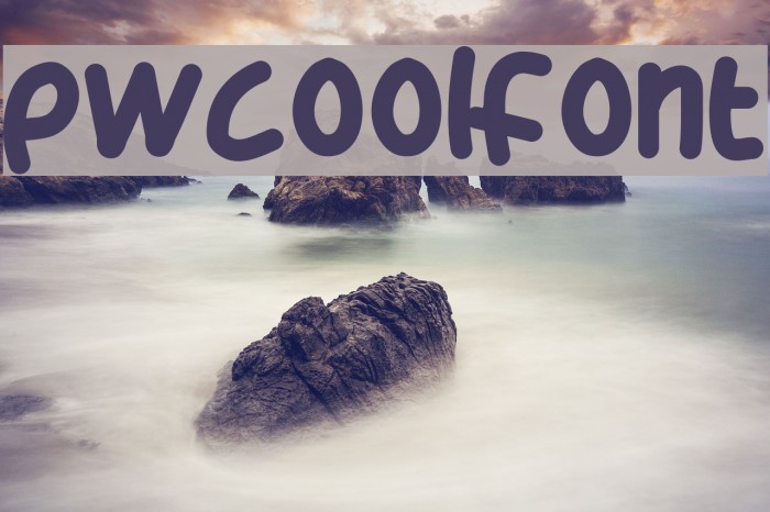 PWCoolFont Font examples