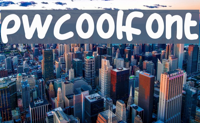 PWCoolFont Font examples