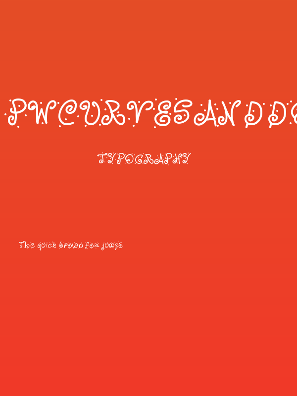 PWCurvesAndDots Poster