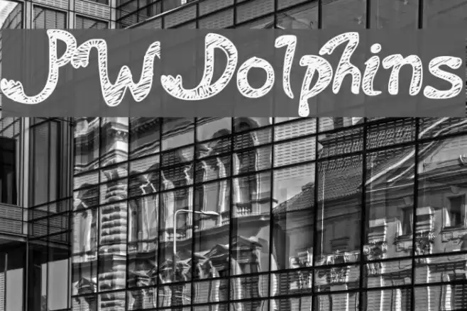 PWDolphins Font examples