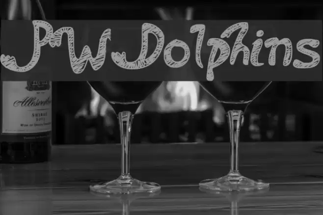 PWDolphins Font examples