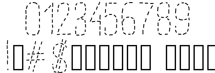 PWDottedFont Font OTHER CHARS