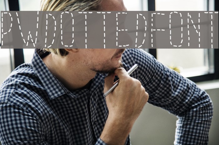 PWDottedFont Font examples
