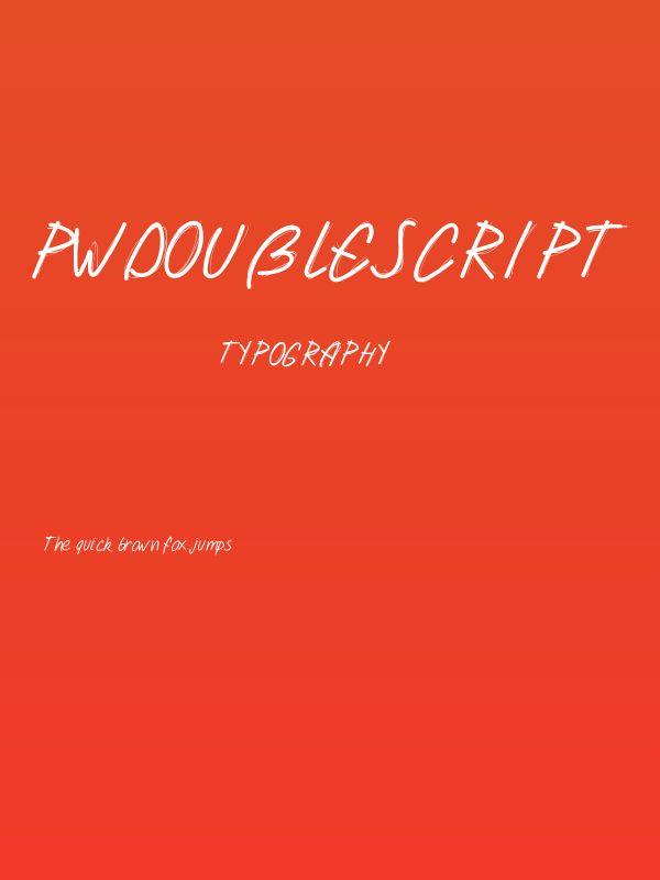 PWDoubleScript Poster