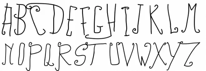 PWFairyTales Font UPPERCASE
