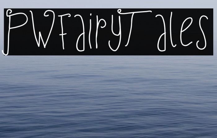 PWFairyTales Font examples