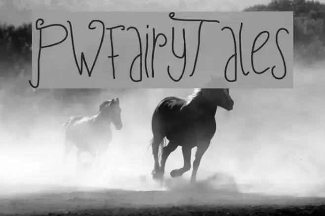 PWFairyTales Font examples