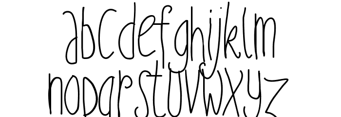 PWFairyTales Font LOWERCASE