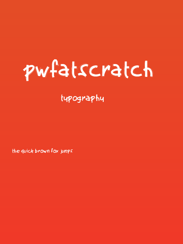 PWFatscratch Poster