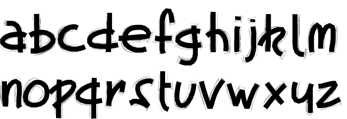 PWFatscratch Font LOWERCASE